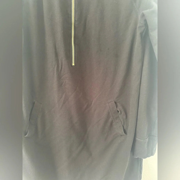 Lilly Pulitzer Skipper Popover Dress Lace Long Sleeves Onyx Size Medium Half Zip - Picture 6 of 12